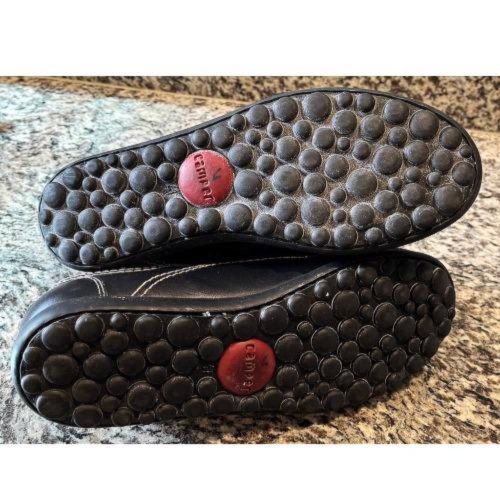 CAMPER TONAL STITCH LEATHER LOW TOP SHOES - Picture 5 of 5